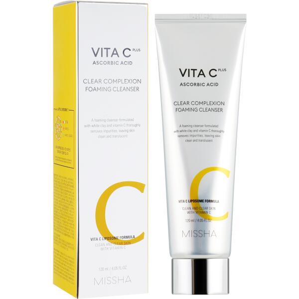 Missha- Vita C Plus Clear Complexion Foaming Cleanser